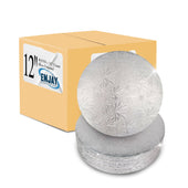 Enjay - Cake Board - Round - Silver - 12x1/2