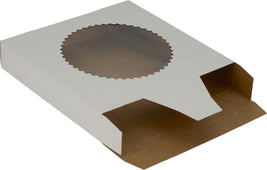E.B. Box Pie Boxes 8”x8”x1.5” (Window Glued)