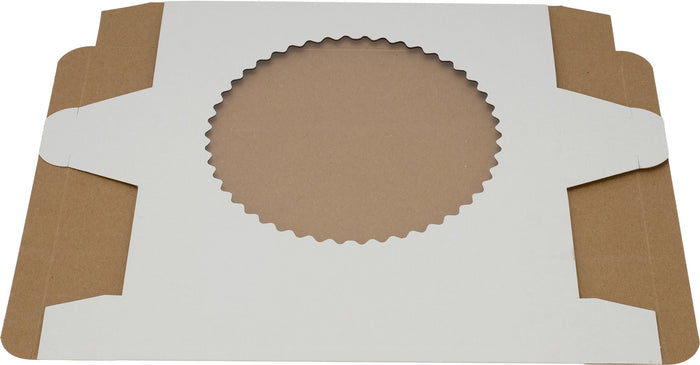 E.B. Box Pie Boxes 10”x10”x1.75” (Window Glued)