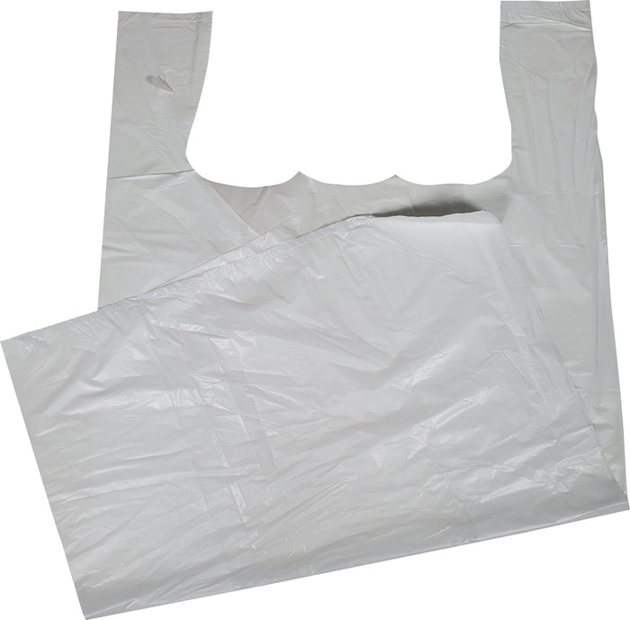 Value + - S10 Jumbo HD Shopping Bags - White