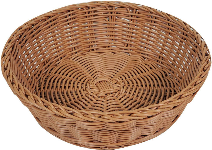 Bamboo Style Basket - Round 8x2.5