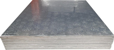 Decora Silver Square Cake Boards - 18