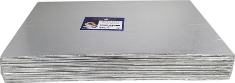 Decora Full Slab Silver Cake Boards - 16.75