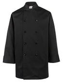 Chef Coat - Black - XXL - w/Solid Buttons - 4235