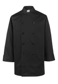 Spirito - Black Chef Jacket Black - M - CI22139