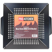 CLR - Pro-Kitchen - Non-Stick BBQ Grill Basket 13.5x12