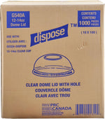 CLR - Value+ - Dome Lids - 12-14oz 95mm (PET)