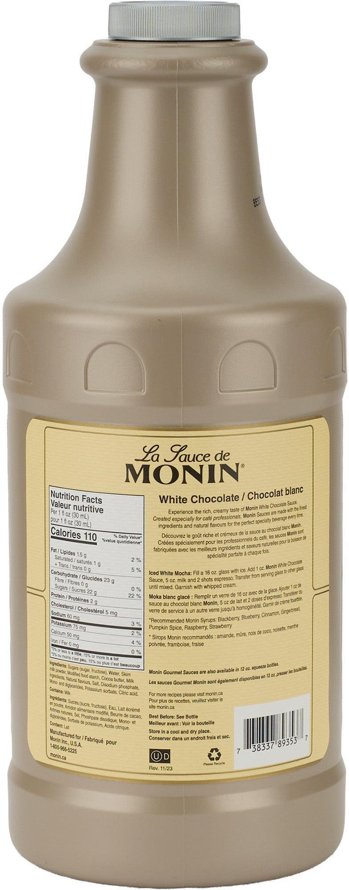 Monin - White Chocolate Sauce