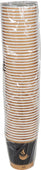 Morning Dew Hot Paper Cups - Ebony Print, 10 oz
