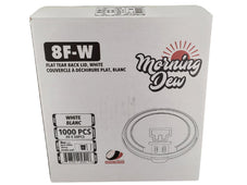 Morning Dew - 8 oz Flat Tear Back Lids