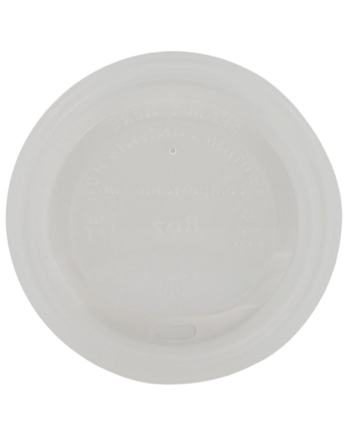 Eco-Craze - CPLA Dome Lid - 8oz cups