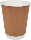 Morning Dew - 12 oz Hot Paper Cup - Double Wall - White - D-H12W