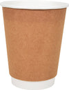 Morning Dew - 8 oz Tall Hot Paper Cup - Double Wall - White - D-H8TW