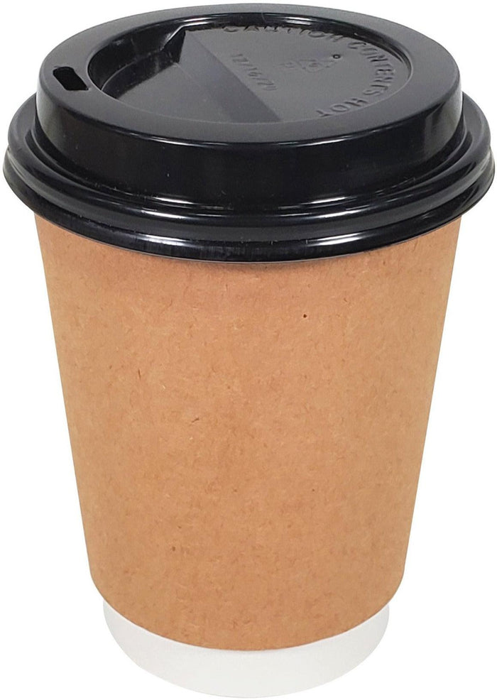 Morning Dew - 8 oz Tall Hot Paper Cup - Double Wall - White - D-H8TW