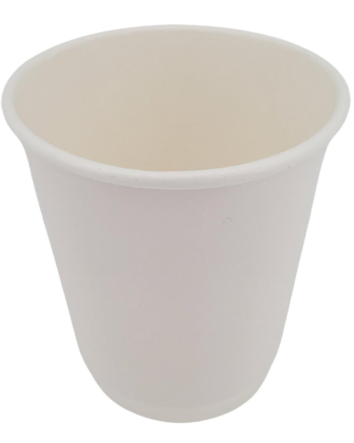 Morning Dew - 10oz Squat Hot Paper Cup - Double Wall - White - D-H10SW