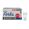Value+ - Heavy - Plastic Forks - White - Retail Pack - RP2001