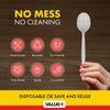 Value+ - Plastic Soup Spoons - White - Bulk - B1004