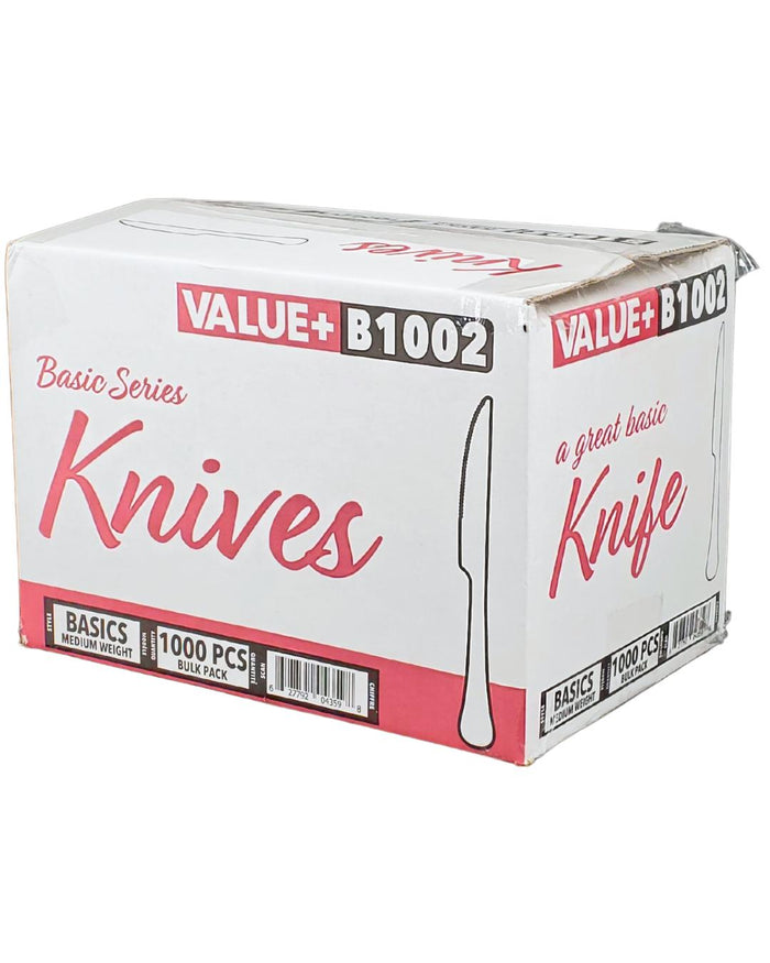 Value+ - Plastic Knife - Bulk - B1002
