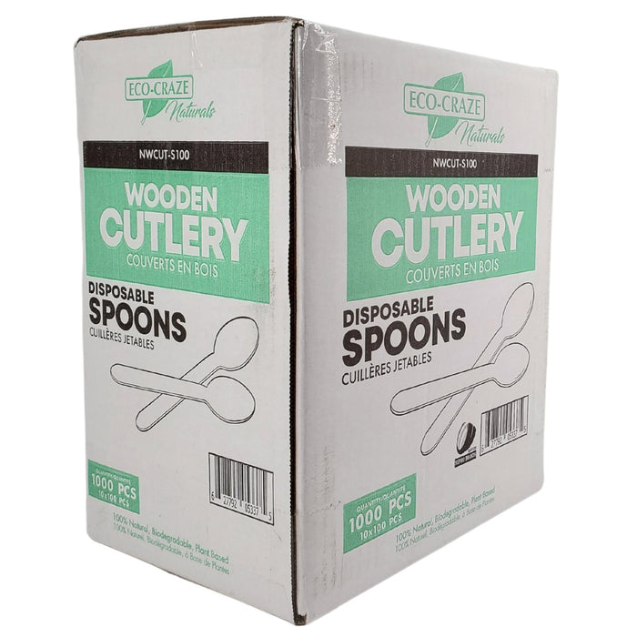 Eco-Craze - Wooden TEA Spoon - Bulk