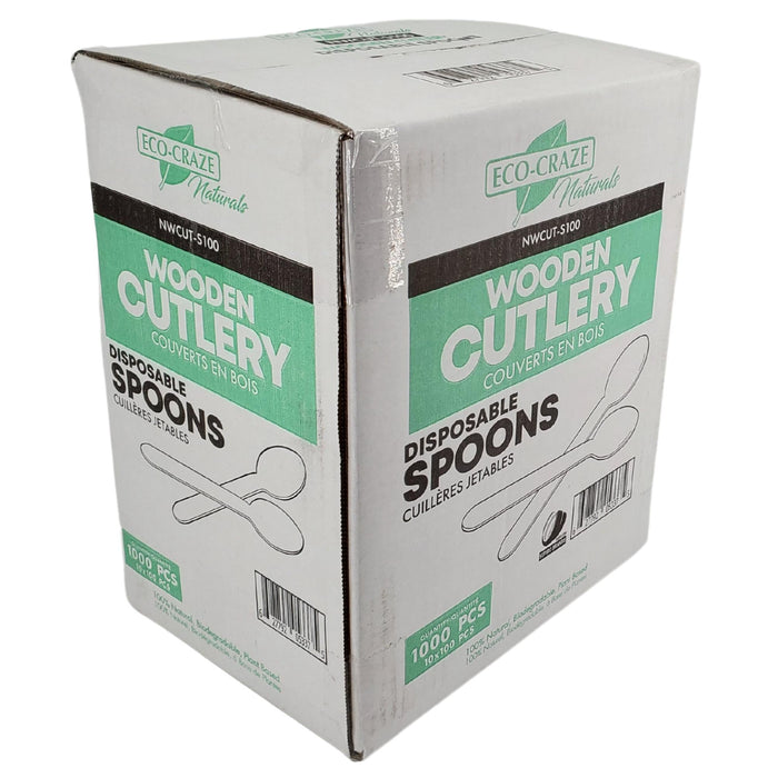 Eco-Craze - Wooden TEA Spoon - Bulk