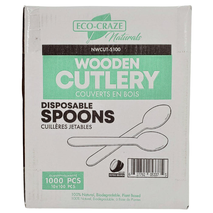 Eco-Craze - Wooden TEA Spoon - Bulk