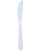 Value+ - Heavy - Plastic Knives - White - Retail Pack - RP2002