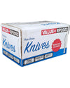 Value+ - Heavy - Plastic Knives - White - Retail Pack - RP2002