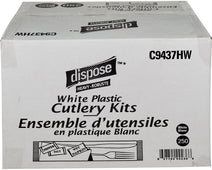 Value+ - Cutlery Kit - K/F/WN/N/S&P - Heavy - White