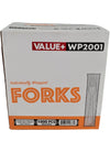 Value+ - Plastic Forks Heavy - White - Ind. Wrapped - WP2001