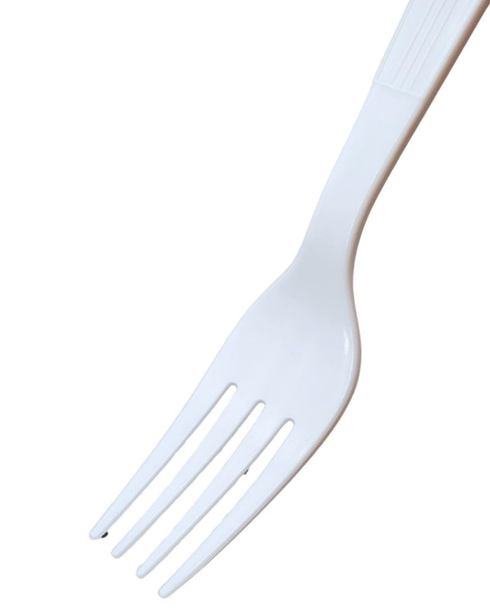 Value+ - Heavy - Plastic Forks - White - Retail Pack - RP2001