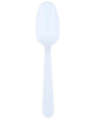 Value+ - Heavy - Plastic Tea Spoons - White - Retail Pack - RP2003