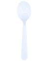 Value+ - Heavy - Plastic Soup Spoons - White - Retail Pack - RP2004