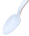 CLR - Value+ - Medium Heavy - Plastic Tea Spoon - White - Retail Pack - RP1103