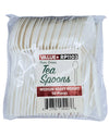 CLR - Value+ - Medium Heavy - Plastic Tea Spoon - White - Retail Pack - RP1103