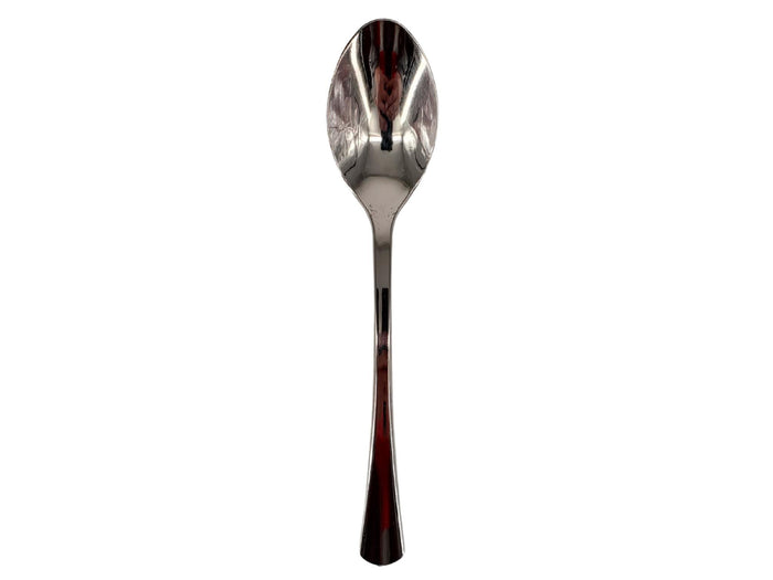 Plastic Soup Spoon - Silver - 18.9cm - SS67
