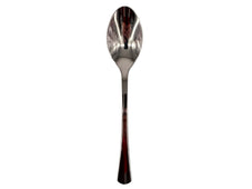 Plastic Soup Spoon - Silver - 18.9cm - SS67