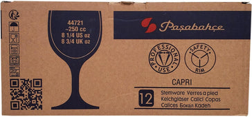 Pasabahce/Capri - Wine Glass 7.5oz/222ml - PG44412 04/30