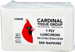 XC - Cardinal Tissue - Luncheon Napkins - 1/4 Fold