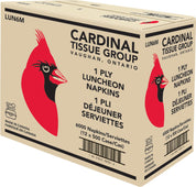 XC - Cardinal Tissue - Luncheon Napkins - 1/4 Fold