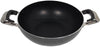 XC - Non Stick Wok w/G. Lid 24cm - 3mm S/Handle