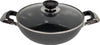 XC - Non Stick Wok w/G. Lid 24cm - 3mm S/Handle