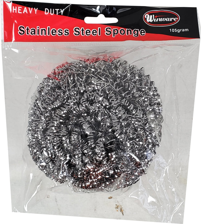 XC - Winco - Stainless Steel Scrubbing Sponge 105g - SPG-105