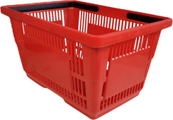 28L Shopping Basket - Plastic - Plastic Handle - XJL12