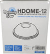 Morning Dew - Dome Lids with Hole - For 12oz CP12- 92mm - HDOME-12