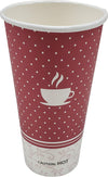 CLR - Morning Dew - 20 oz Hot Paper Cups - Ebony Print - H20E