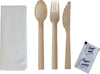 Eco-Craze - Disposable Bamboo 6pcs Cutlery Kit - K/F/S/N/SP NBB-M611