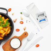 Value+ 6-Piece Medium Heavy Meal Kit Disposable Cutlery (F/K/TS/N/S&P) - 500 Pack, White