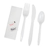Value+ - Cutlery Kit / Meal Kit - 6pcs - White - F/K/TS/N/S&P - MK-610