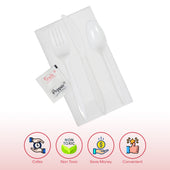 Value+ - Cutlery Kit / Meal Kit - 6pcs - White - F/K/TS/N/S&P - MK-610