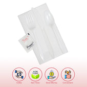 Value+ - Cutlery Kit / Meal Kit - 6pcs - White - F/K/TS/N/S&P - MK-610